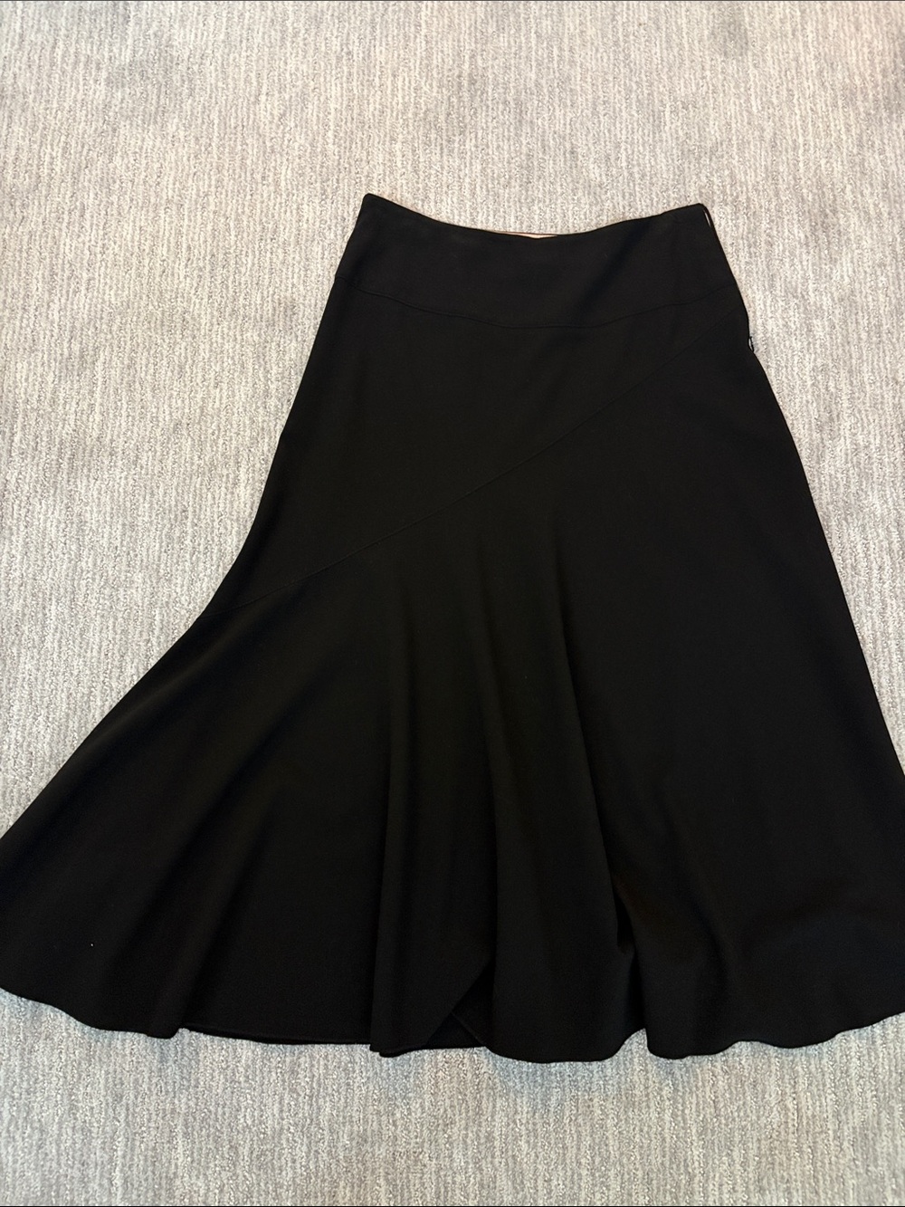 Margaret M Black A-Line Flared Skirt